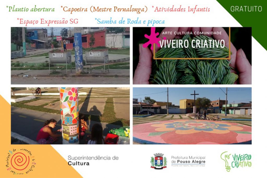 Praça do São Geraldo recebe ações de projeto aprovado pela Lei de Incentivo à Cultura