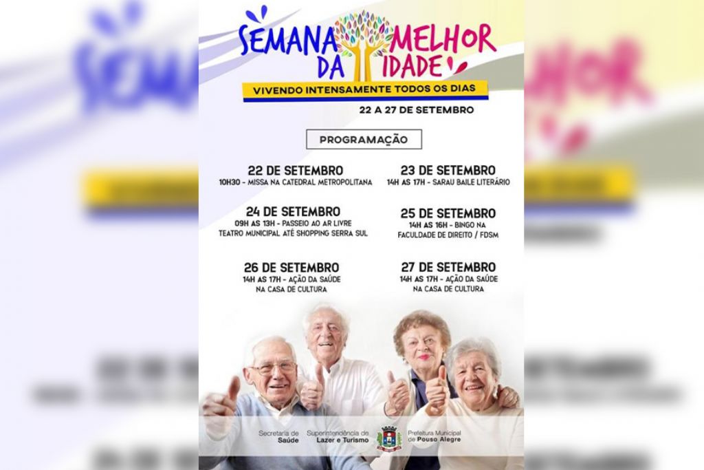 Semana do Idoso terá eventos de lazer e cuidados com saúde   