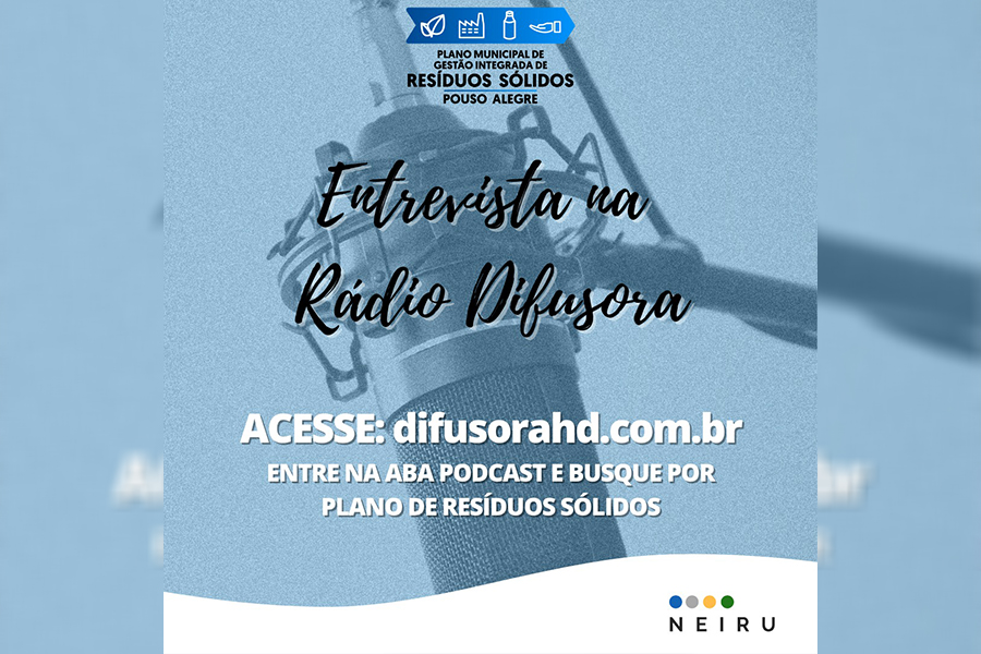 Entrevista com o coordenador da equipe técnica do PMGIRS (Roberto Santos)