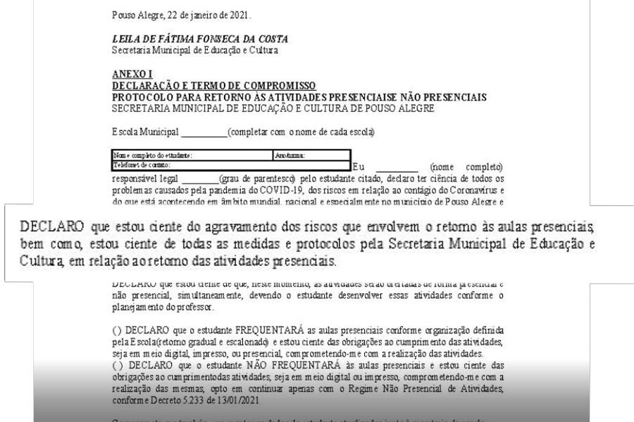 Secretaria de Educação faz convocação a pais e responsáveis por alunos da rede municipal
