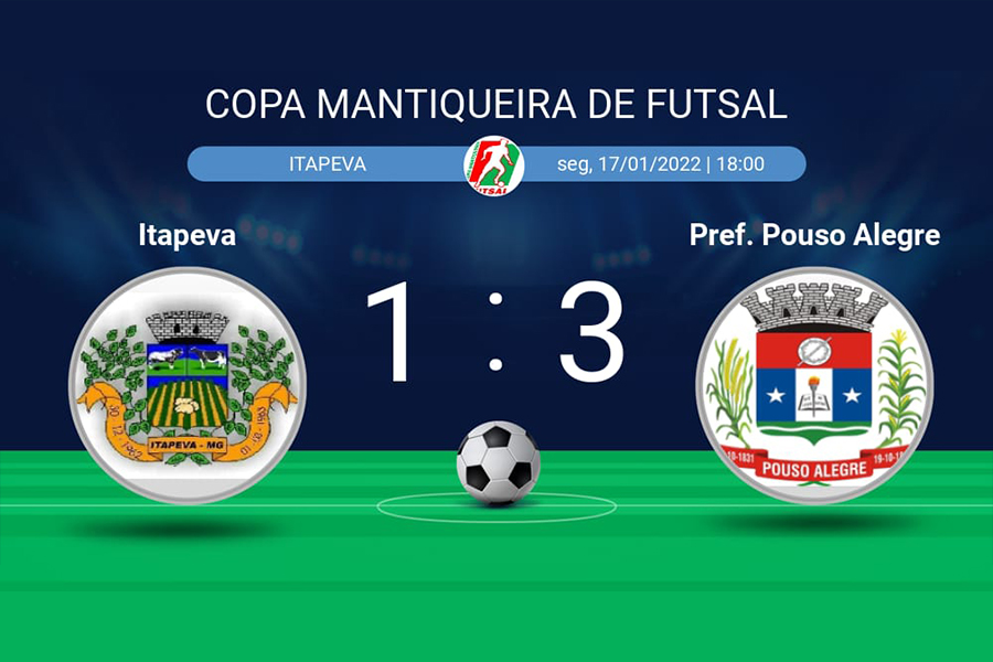 Pouso alegre se classifica para as oitavas de final da Copa Mantiqueira