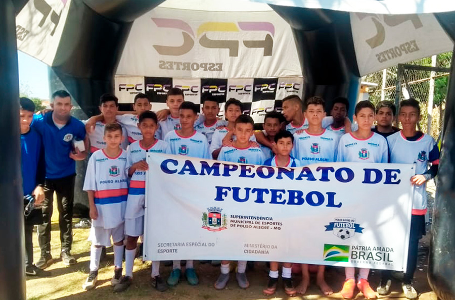 Times de Pouso Alegre são destaques nos Jogos abertos de Futebol de Base de Campo