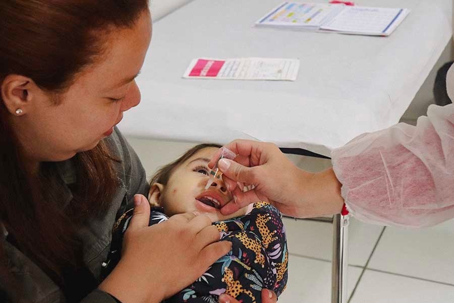 Campanha de vacinação contra poliomielite é prorrogada até 22 de outubro