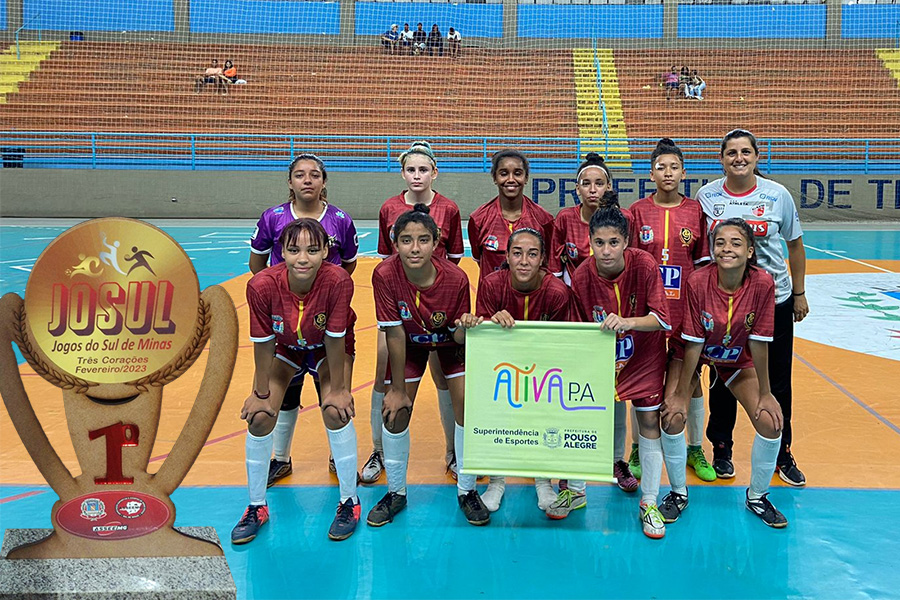 Equipe de futsal feminino é campeã dos Jogos do Sul de Minas