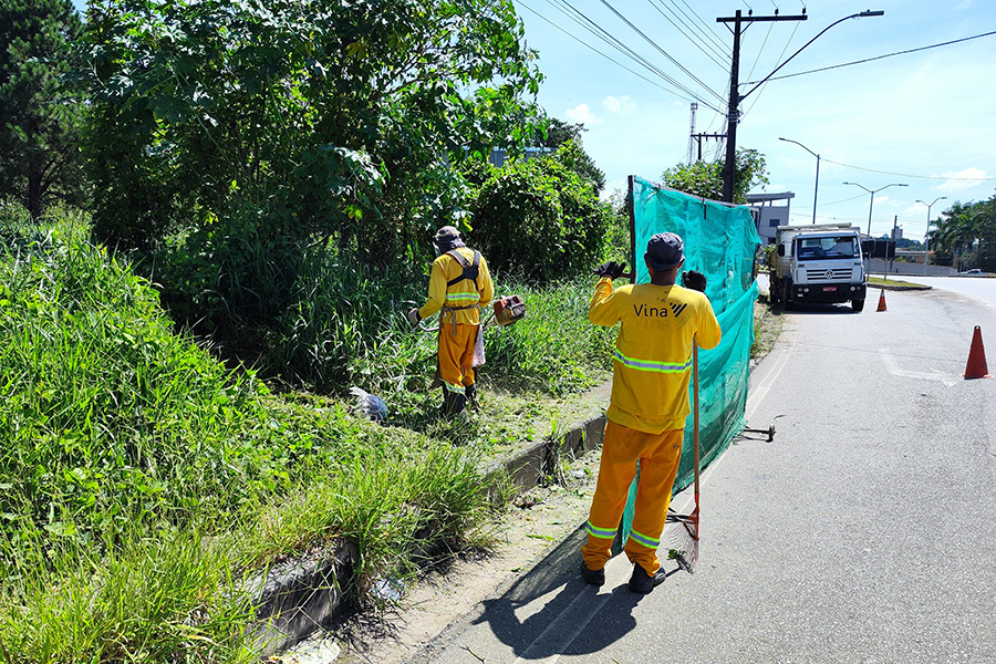 Vias de acesso à entrada da cidade recebem revitalização
