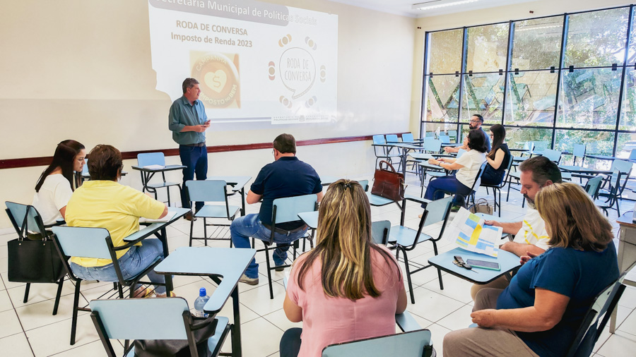 Prefeitura promove roda de conversa sobre a destinação do imposto de renda